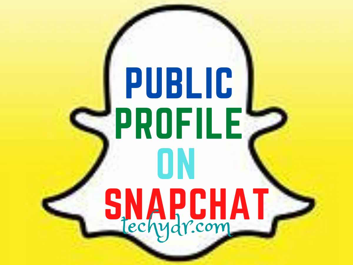 Public profile on snapchat