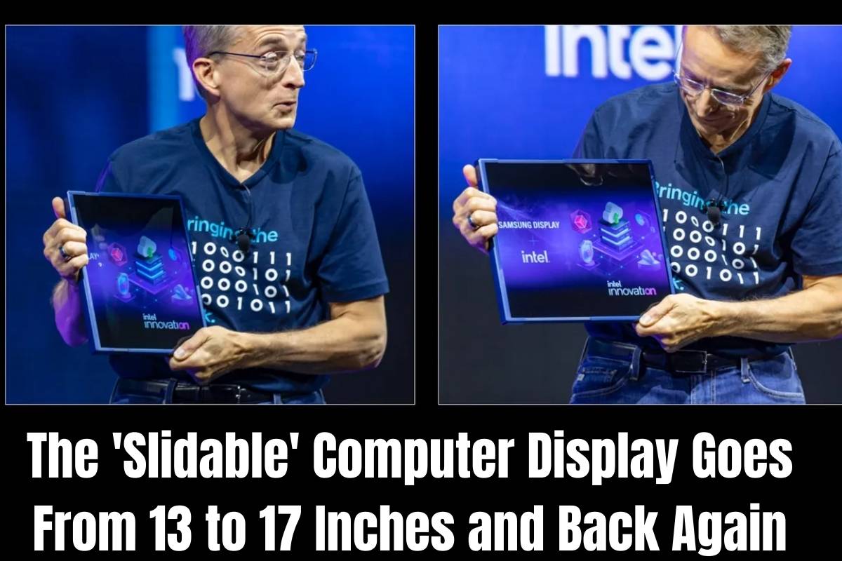 The 'Slidable' Computer Display Goes From 13 to 17 Inches and Back Again