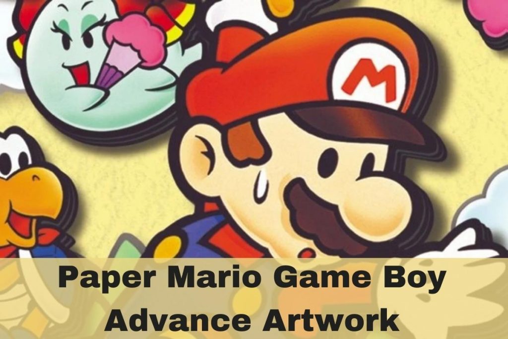 Paper Mario Game Boy Advance Artwork