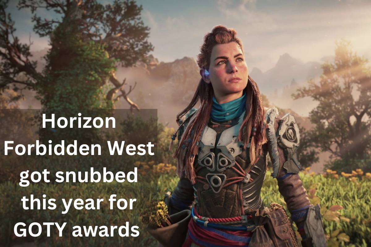 Horizon Forbidden West got snubbed this year for GOTY awards