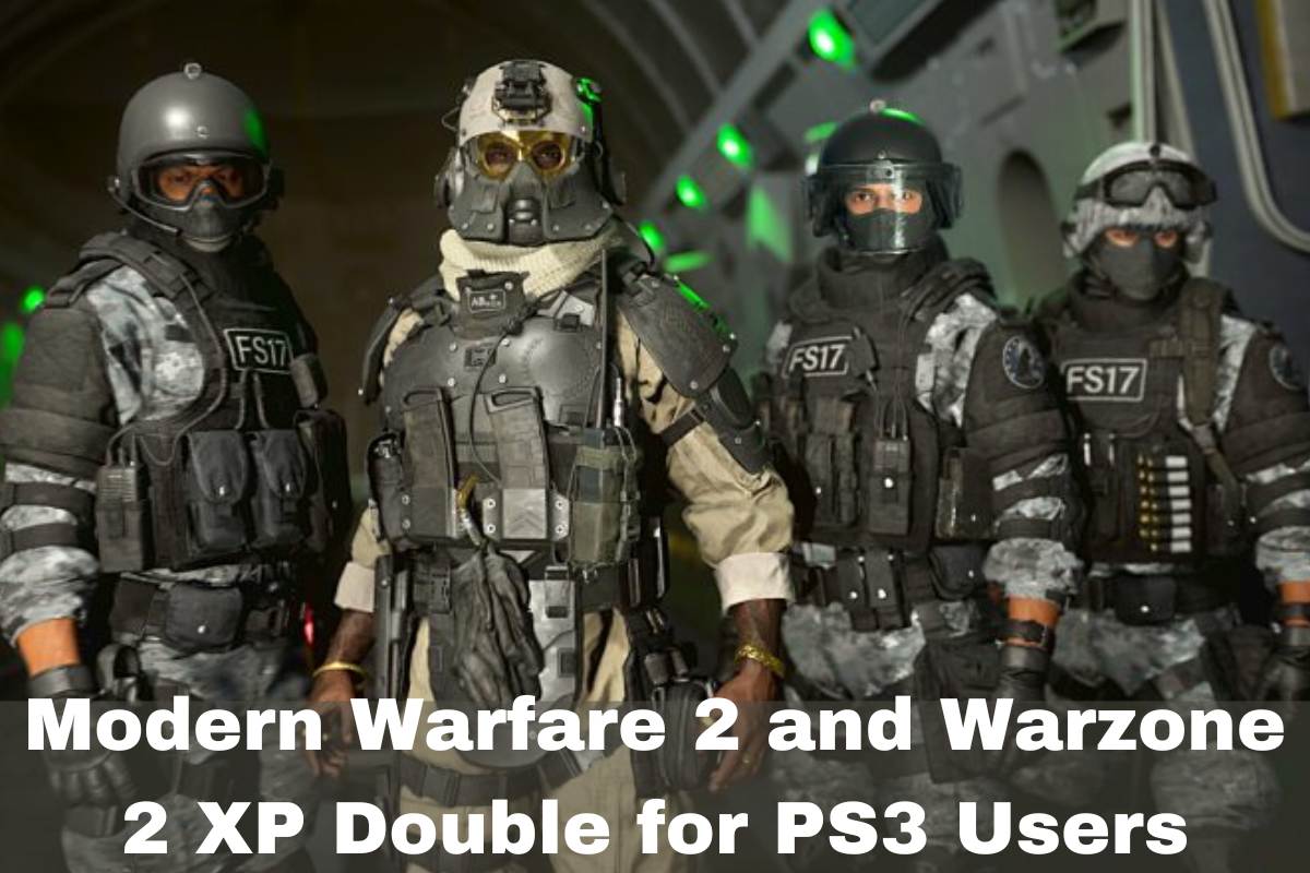 Modern Warfare 2 and Warzone 2 XP Double for PS3 Users