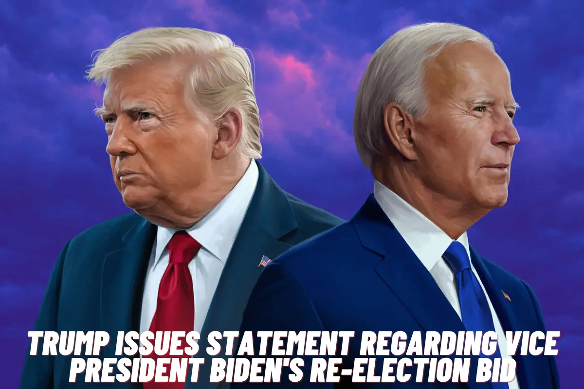 Trump Issues Statement Regarding Vice President Biden's Re-election Bid