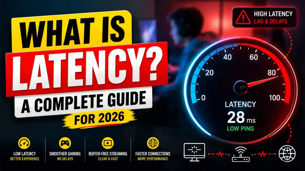 What is latency and how it affects internet speed, gaming, streaming, and online performance
